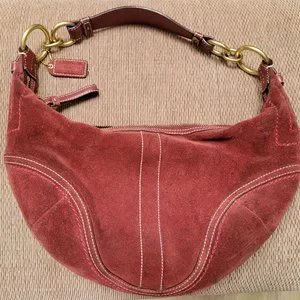 Coach | Bags | Vintage Burgundy Soho Red Suede Coach Hobo